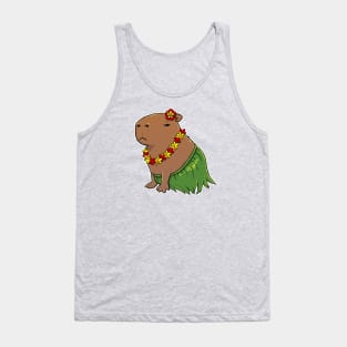 Capybara Hawaiian costume Tank Top